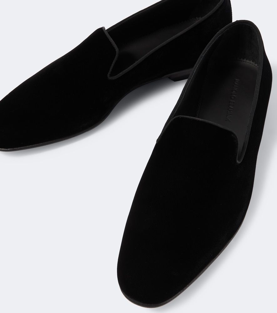 Loafers Mario aus Samt - Manolo Blahnik - Modalova