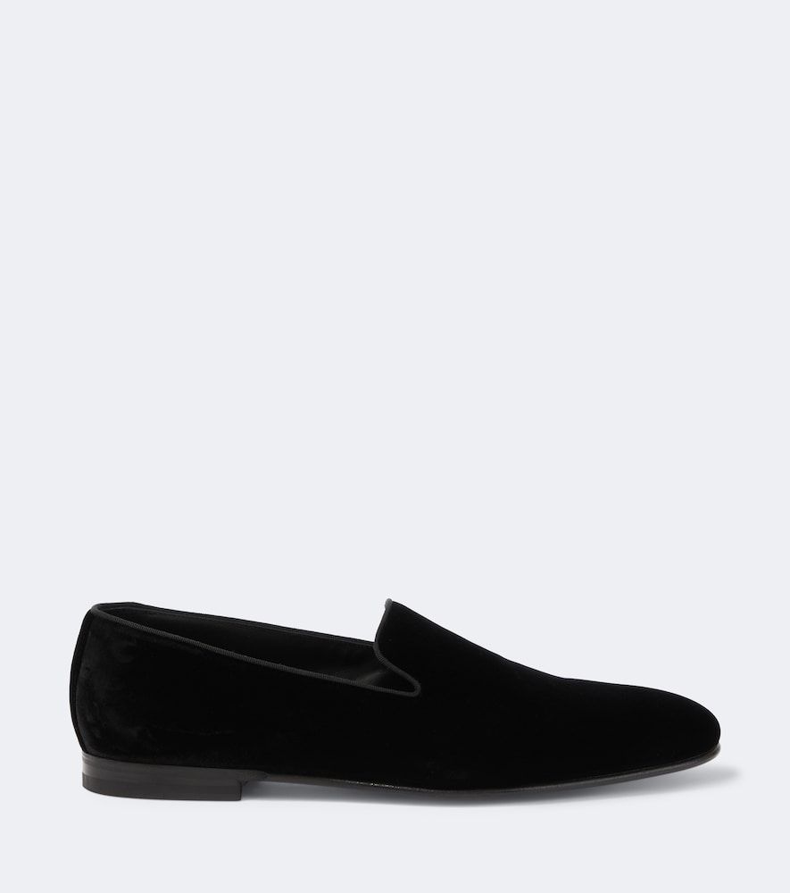 Loafers Mario aus Samt - Manolo Blahnik - Modalova