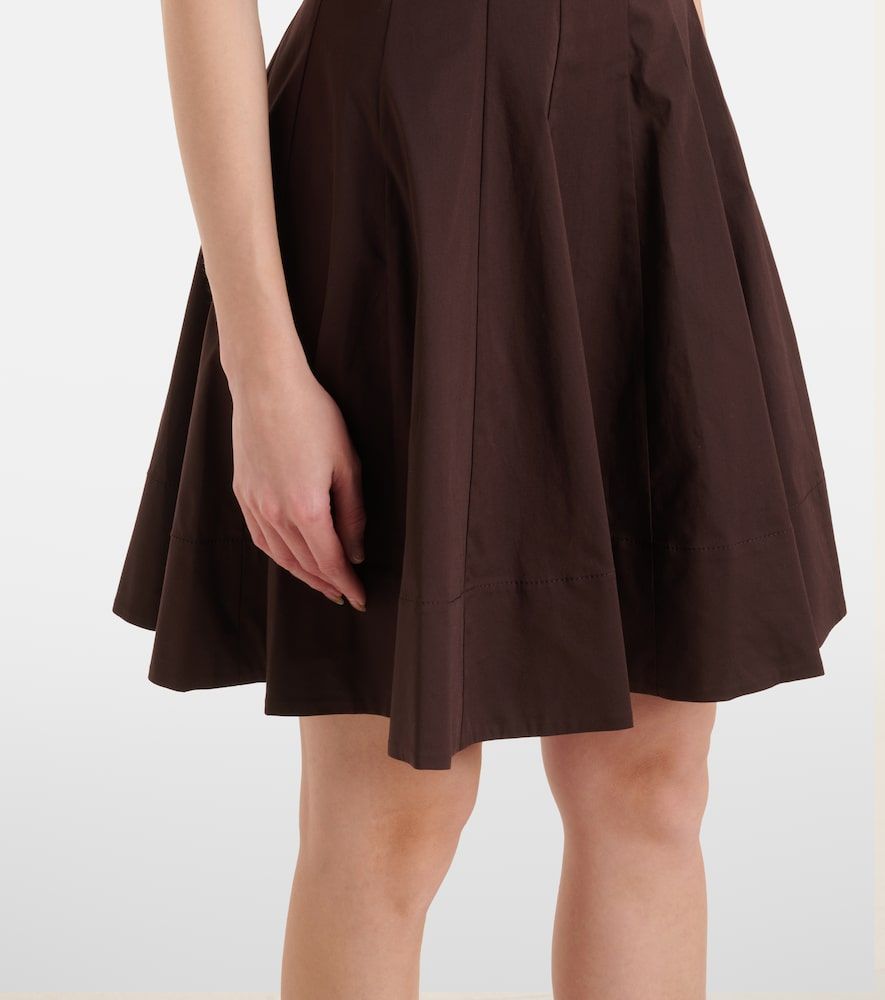 Vestido corto Wells de algodón - Staud - Modalova