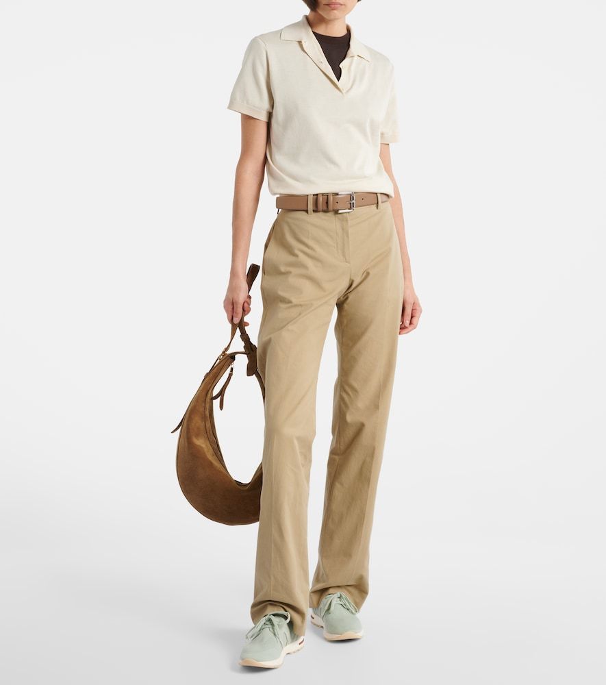 LP Lady Flex suede-trimmed sneakers - Loro Piana - Modalova