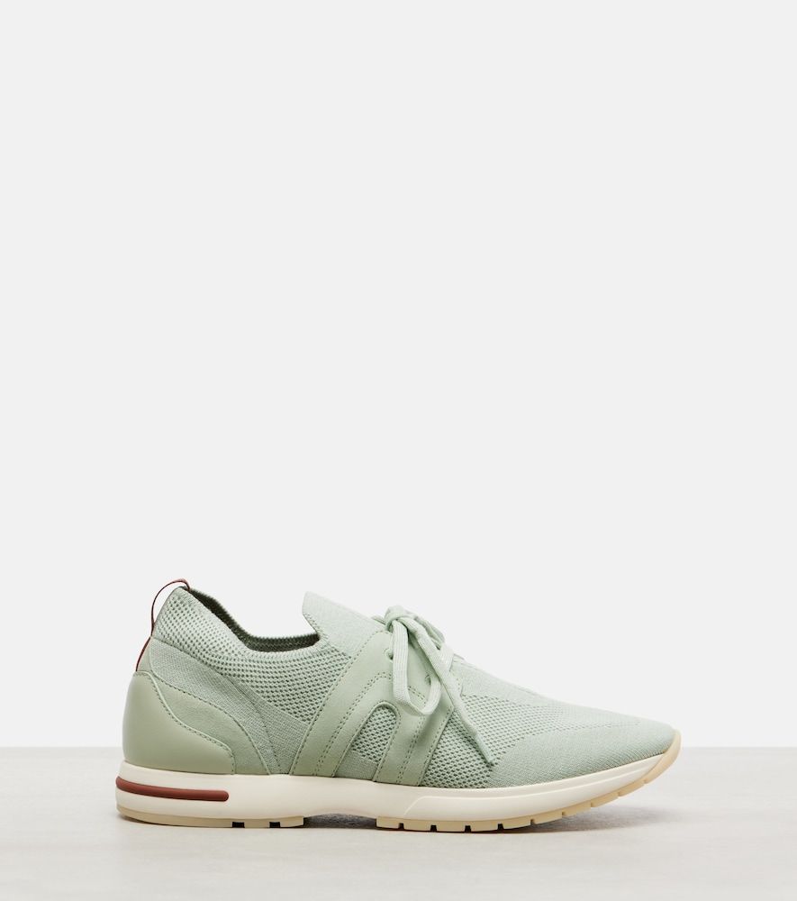 LP Lady Flex suede-trimmed sneakers - Loro Piana - Modalova