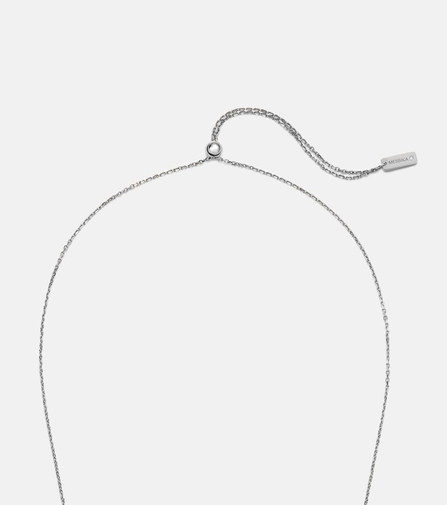 Collana Move 10th in oro bianco 18kt con diamanti - Messika - Modalova