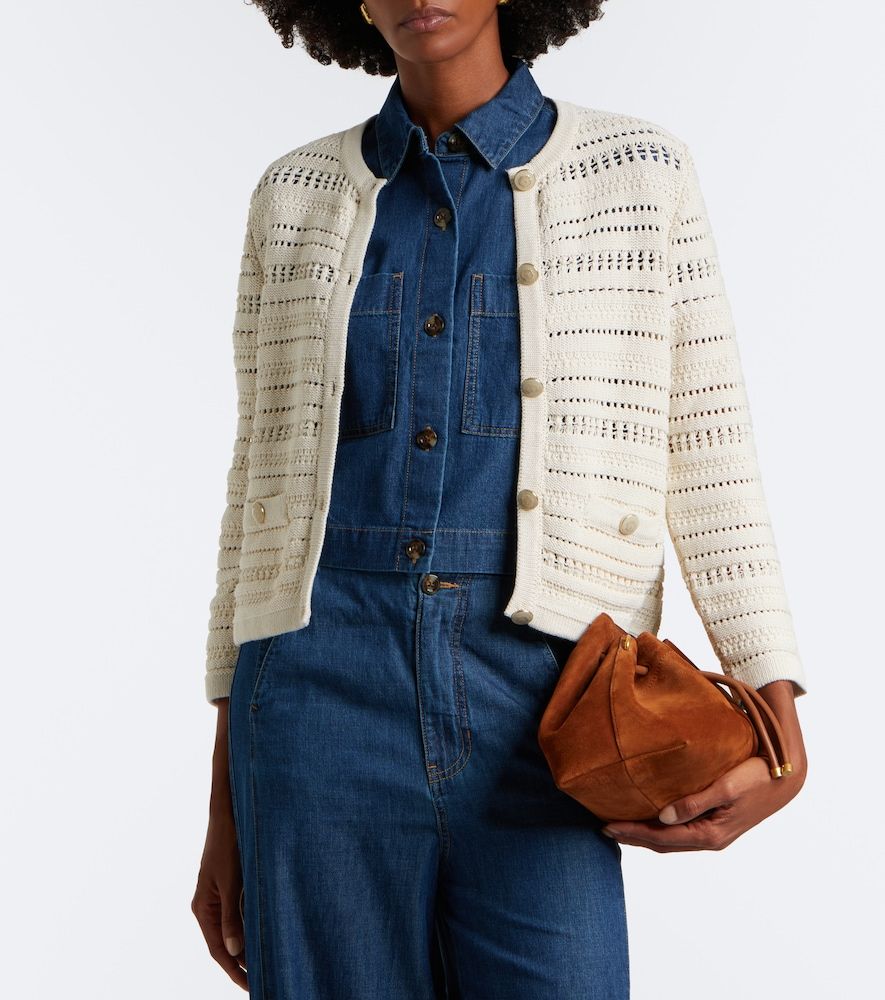 Bellingham cotton cardigan - Veronica Beard - Modalova