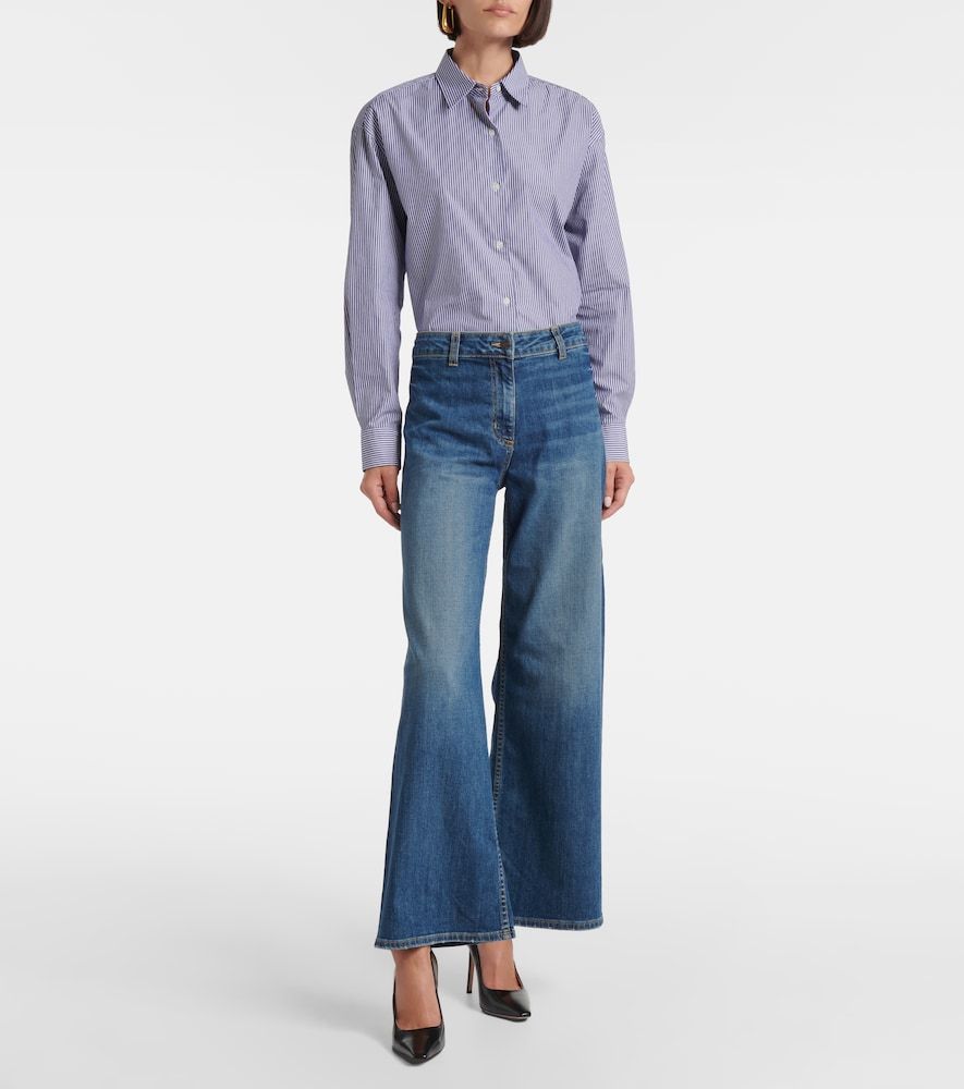 Jeans Megan a gamba larga e vita media - Nili Lotan - Modalova