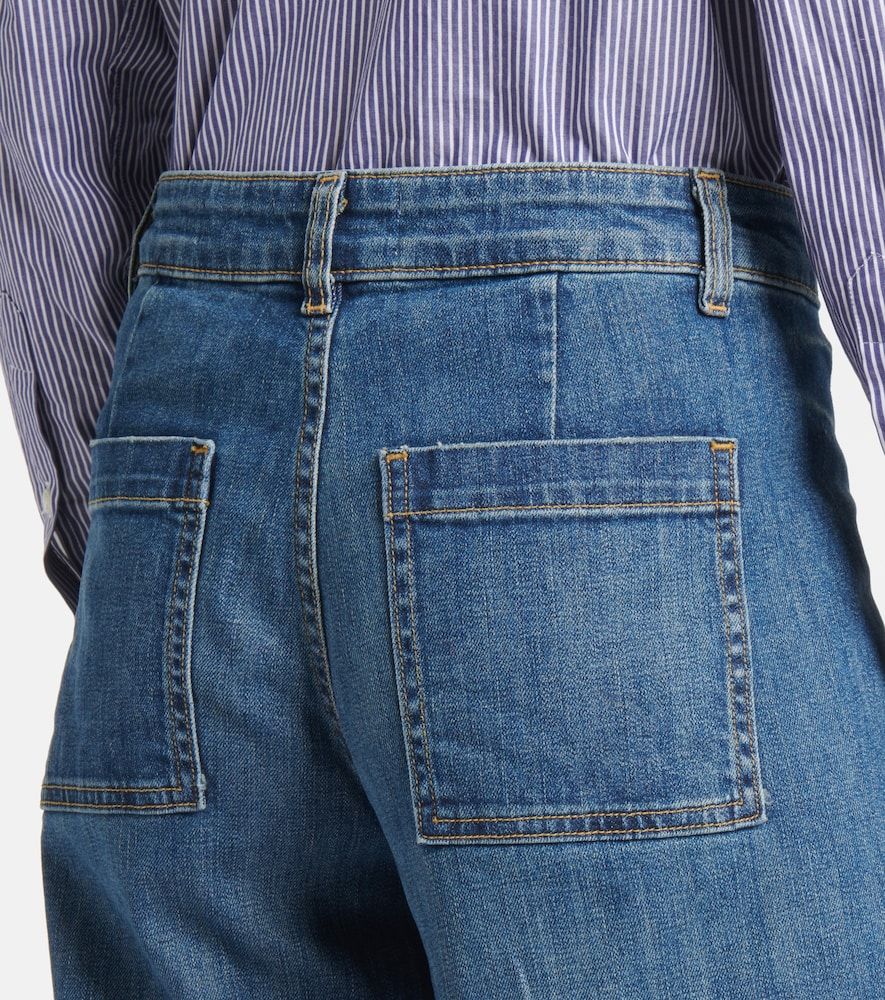 Jeans Megan a gamba larga e vita media - Nili Lotan - Modalova