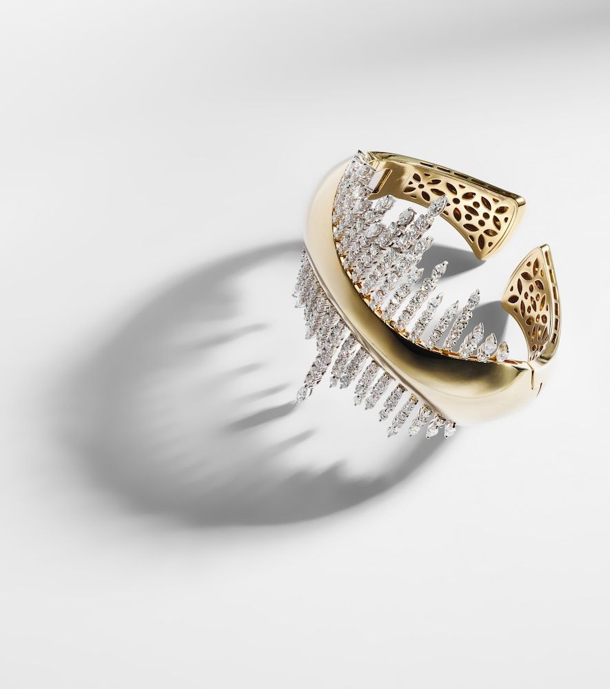 Pulsera Golden Strada de oro de 18 ct con diamantes - Yeprem - Modalova