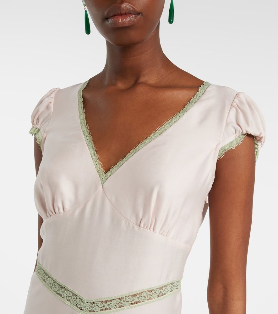 Posse Perla lace-trimmed midi dress - Posse - Modalova