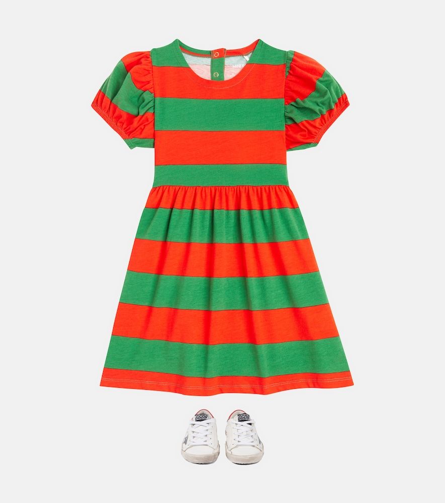 Vestido de jersey de algodón a rayas - Mini Rodini - Modalova