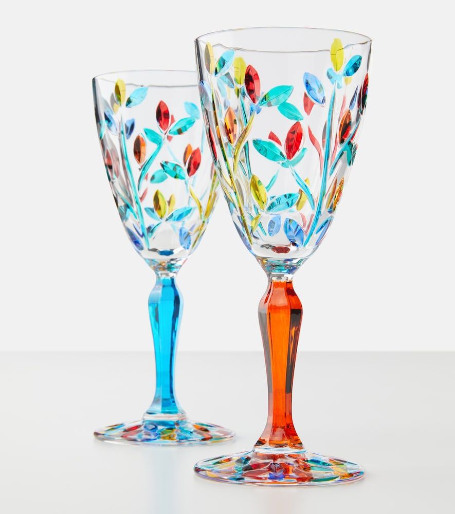 Set di 4 bicchieri da vino in cristallo - Les-Ottomans - Modalova