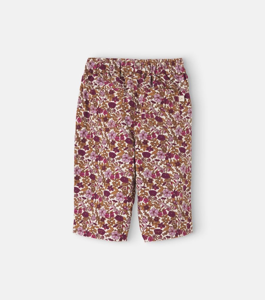 Bebé - pantalones de pana de algodón florales - Bonton - Modalova