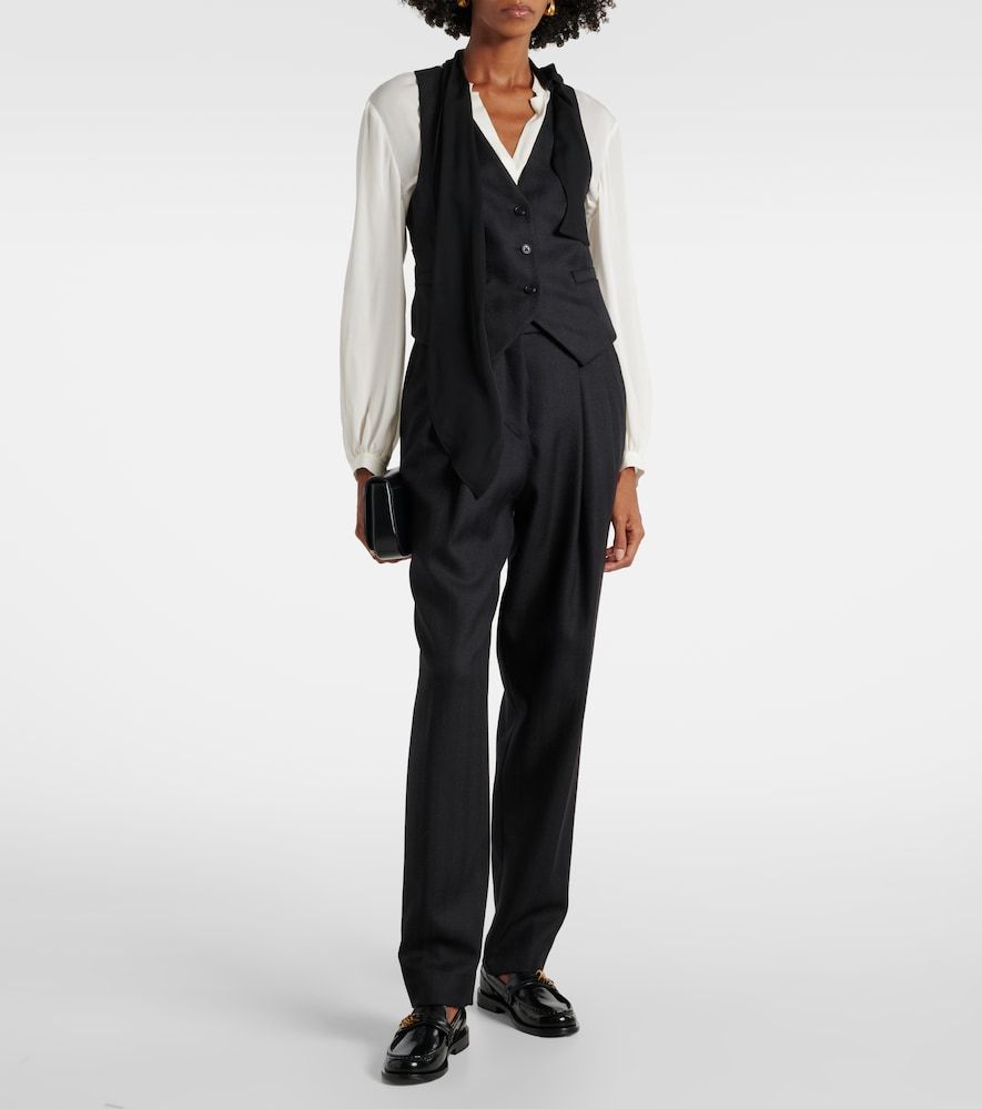 Chaleco Modern Sophistication de lana a rayas - Dorothee Schumacher - Modalova