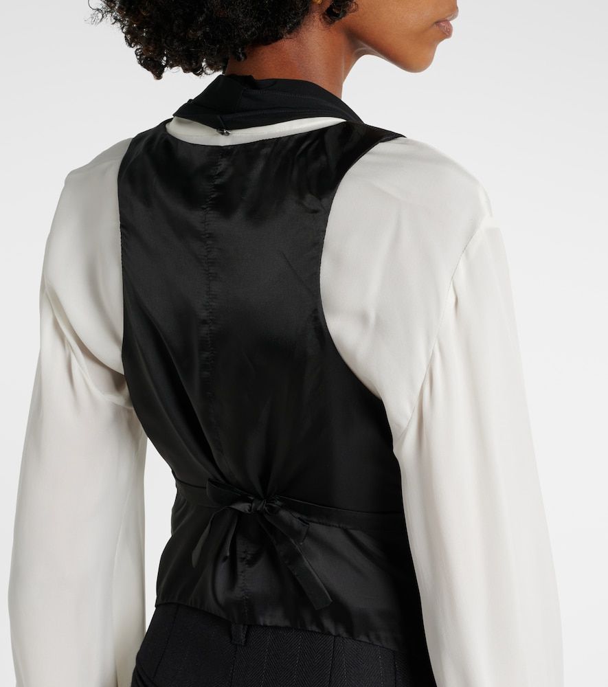 Chaleco Modern Sophistication de lana a rayas - Dorothee Schumacher - Modalova