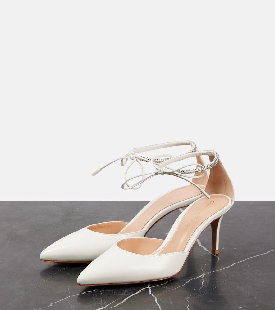 Bridal Montecarlo D'Orsay 70 leather pumps - Gianvito Rossi - Modalova