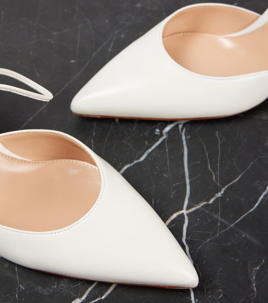 Bridal Montecarlo D'Orsay 70 leather pumps - Gianvito Rossi - Modalova