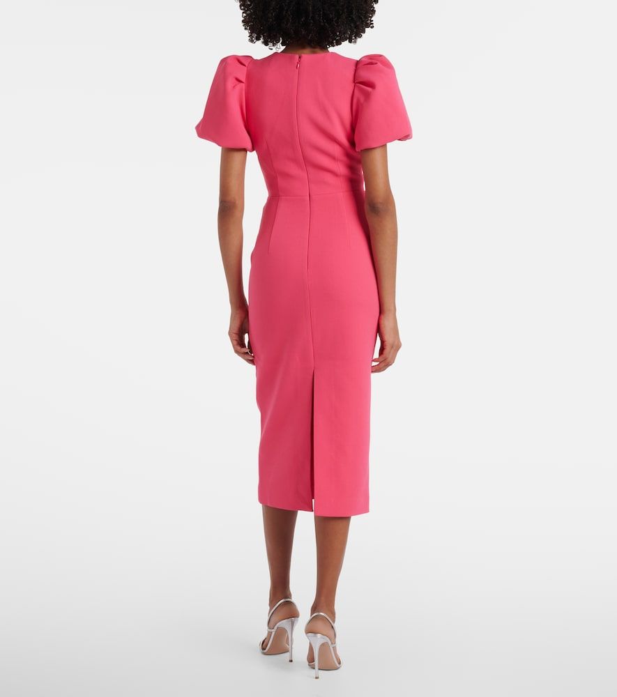Posey embellished puff-sleeve midi dress - Rebecca Vallance - Modalova