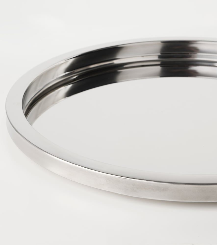 Bandeja decorativa de acero inoxidable - Louise Roe - Modalova