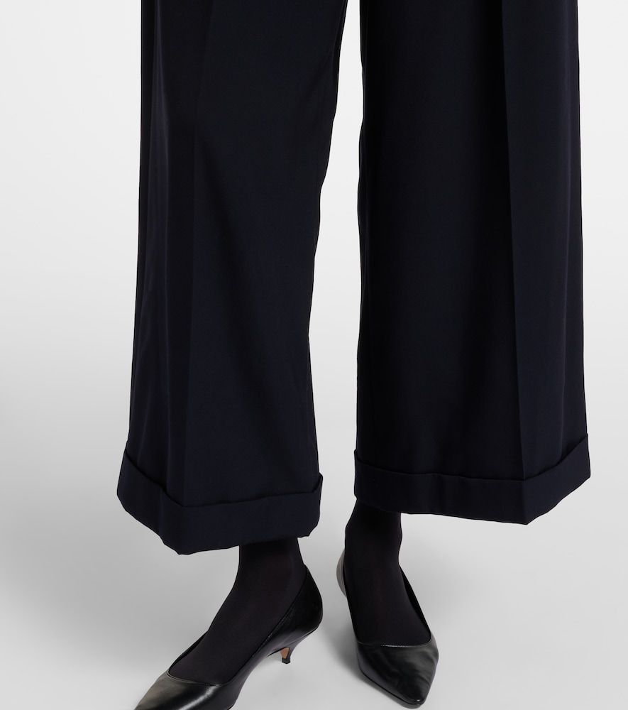 Pantalones anchos Lior de gabardina de lana - The Row - Modalova