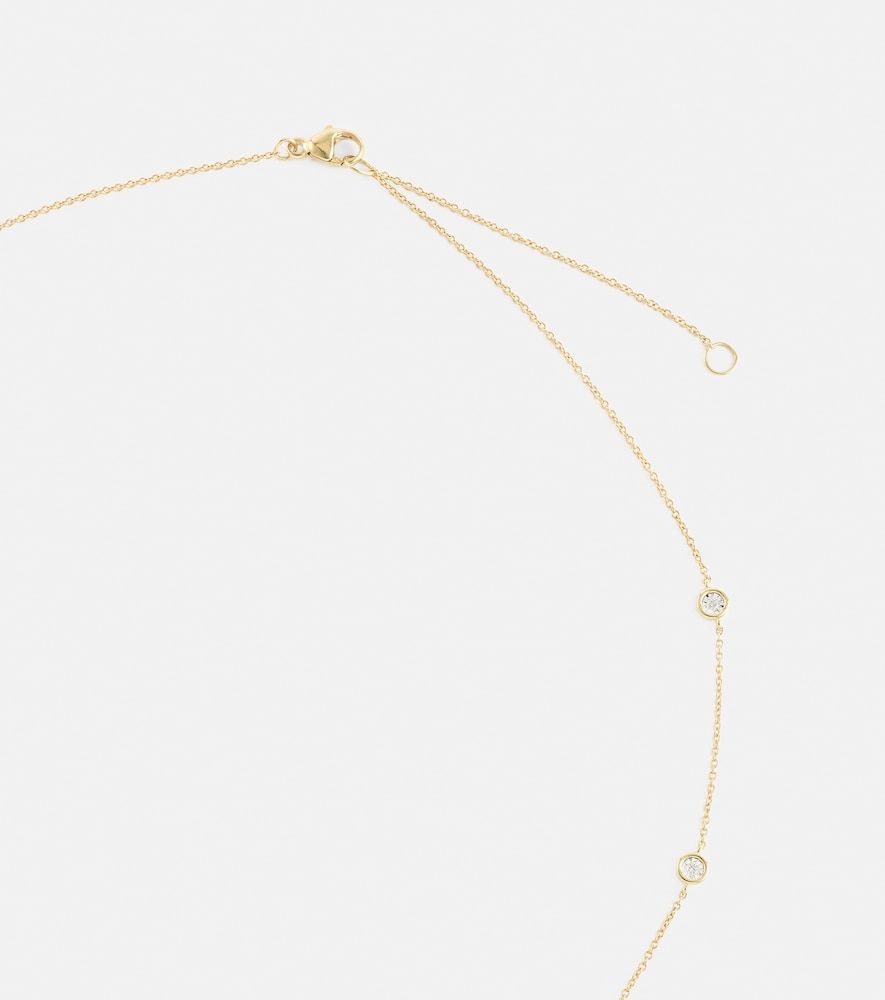 Collar Diamonds By The Dozen de oro de 10 ct con diamantes - Stone and Strand - Modalova