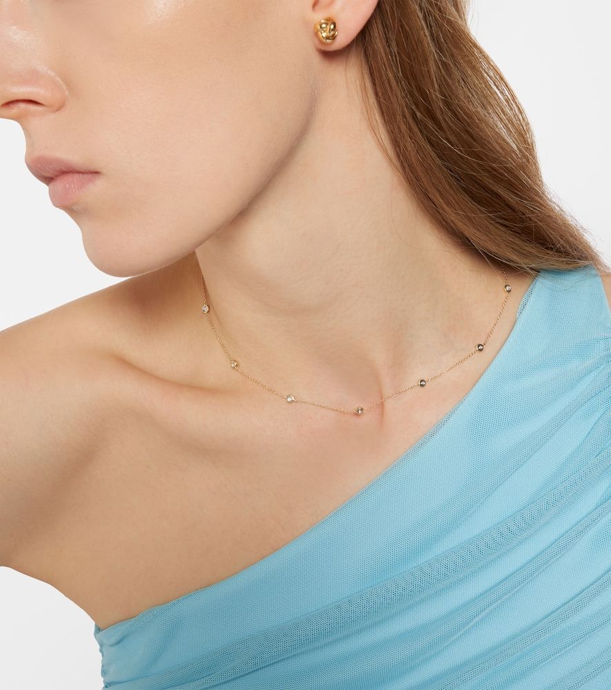 Collar Diamonds By The Dozen de oro de 10 ct con diamantes - Stone and Strand - Modalova