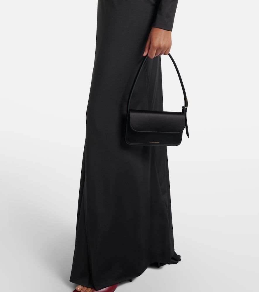 Abito lungo monospalla con ruches - Victoria Beckham - Modalova