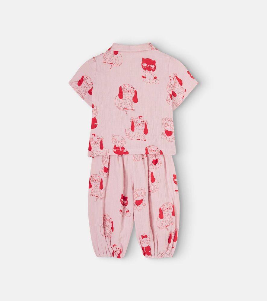 Bebé - set Mini Babies de camisa y pantalones de algodón - Mini Rodini - Modalova