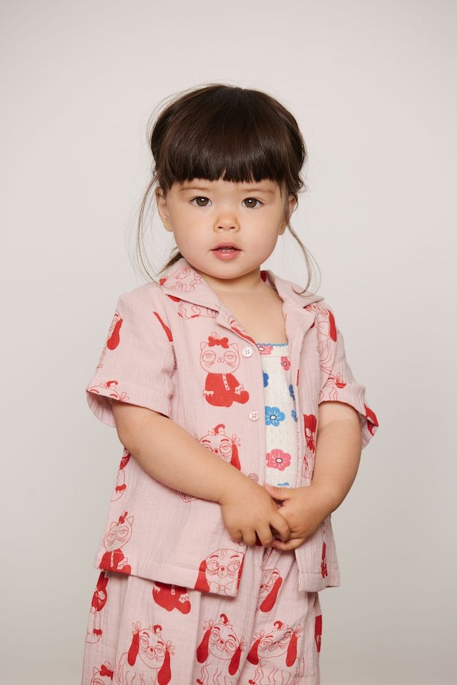 Bebé - set Mini Babies de camisa y pantalones de algodón - Mini Rodini - Modalova