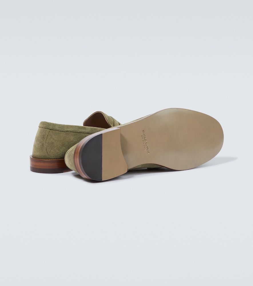 Loafers Perry aus Veloursleder - Manolo Blahnik - Modalova