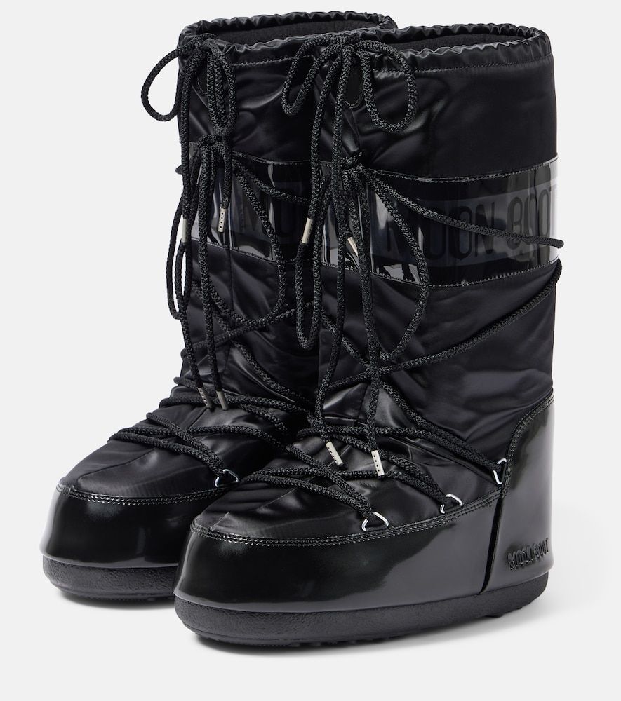 Icon Glance satin snow boots - Moon Boot - Modalova