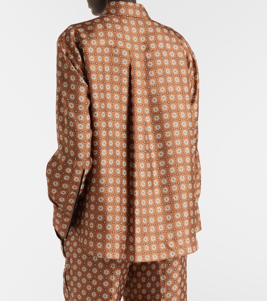 Camisa Graphic Dreams de sarga de seda - Dorothee Schumacher - Modalova