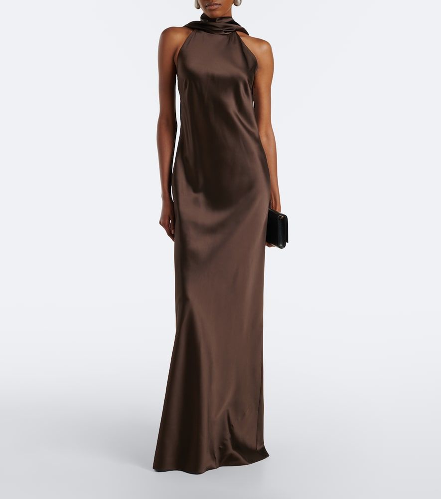 Robe Chilton aus Satin - Ralph Lauren Collection - Modalova