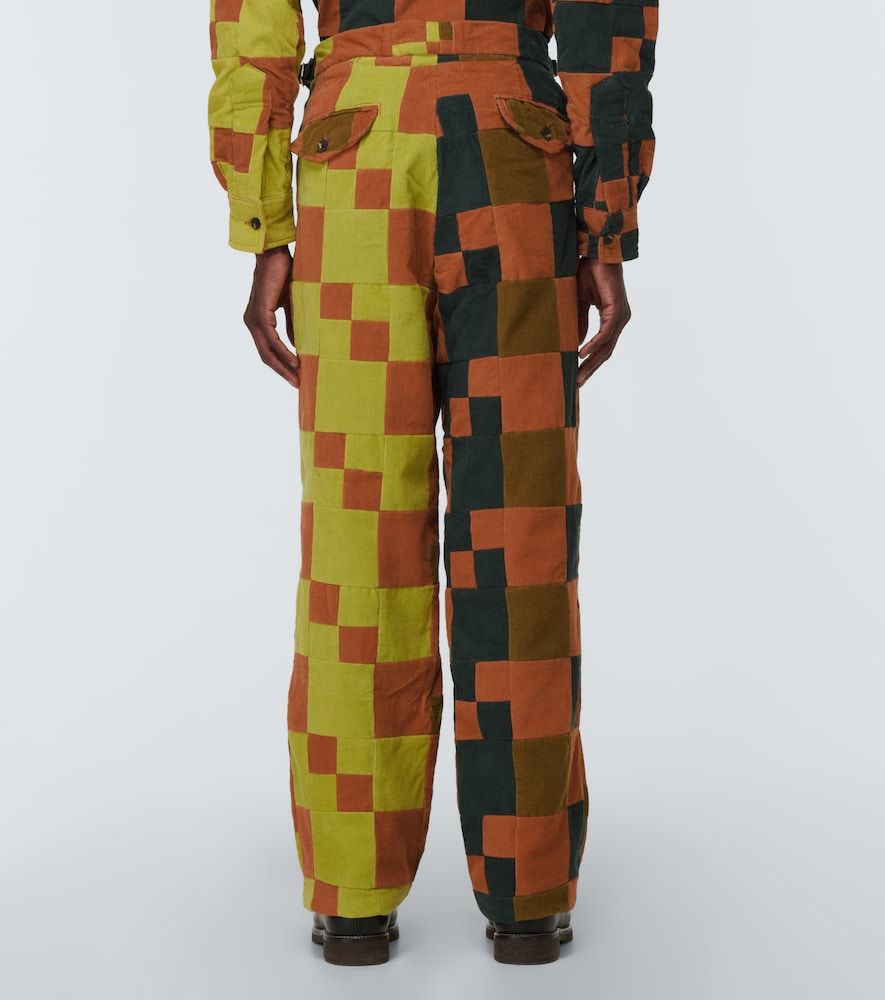 Pantalones de pana con patchwork - Bode - Modalova