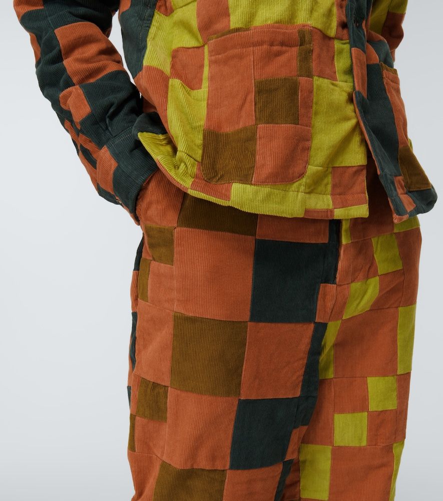 Pantalones de pana con patchwork - Bode - Modalova