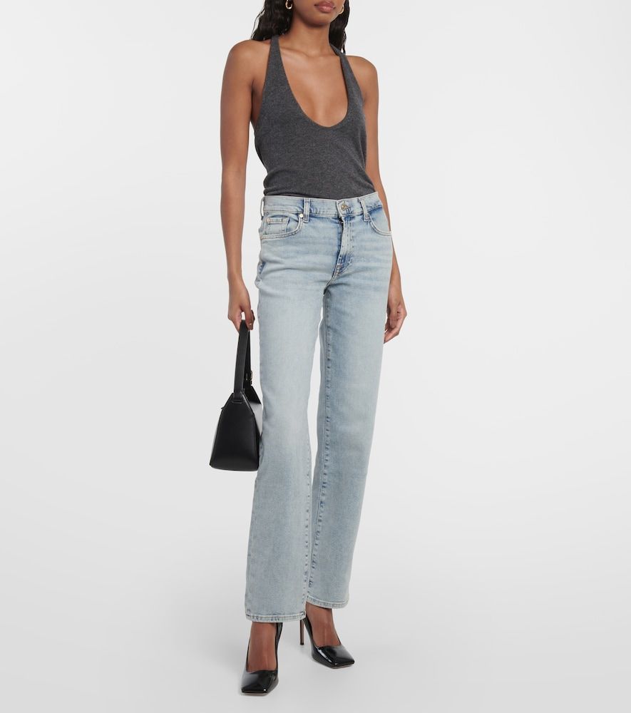 Straight Mid-Rise Jeans Ellie - 7 For All Mankind - Modalova