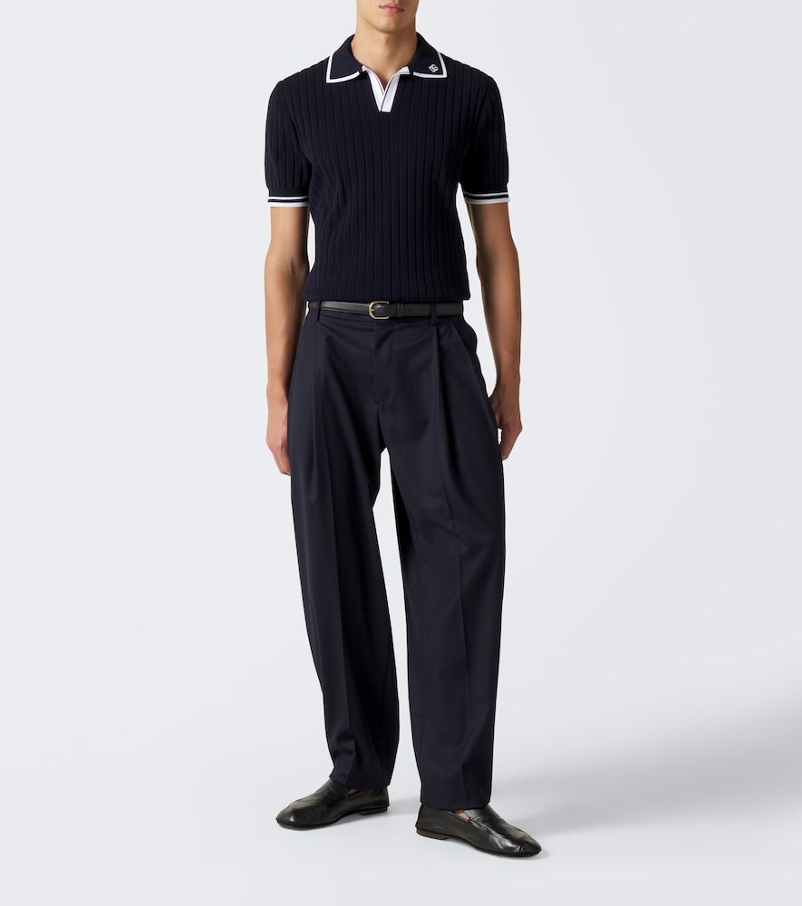 Pantalones de gabardina de lana - Dolce&Gabbana - Modalova