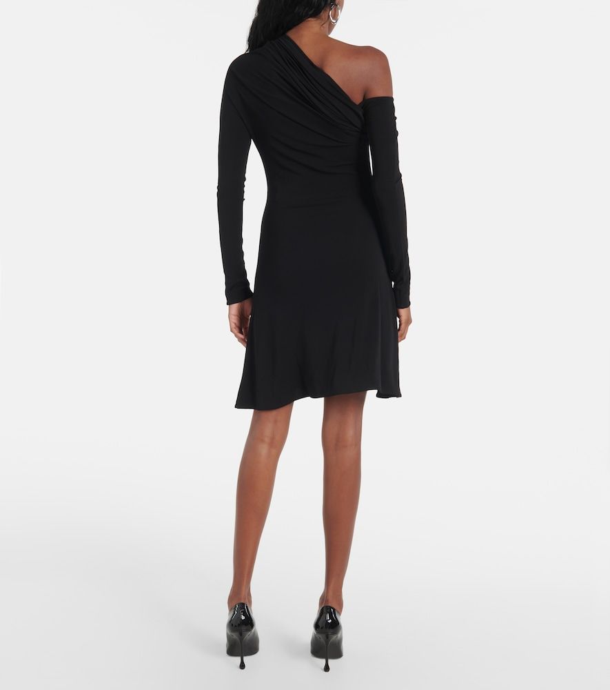 Courrèges Abito corto Twist in crêpe monospalla - Courreges - Modalova