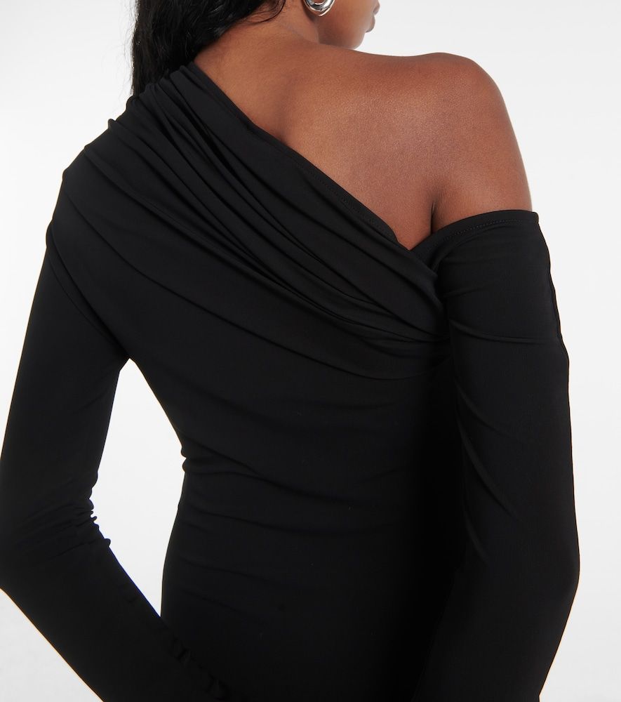Courrèges Abito corto Twist in crêpe monospalla - Courreges - Modalova