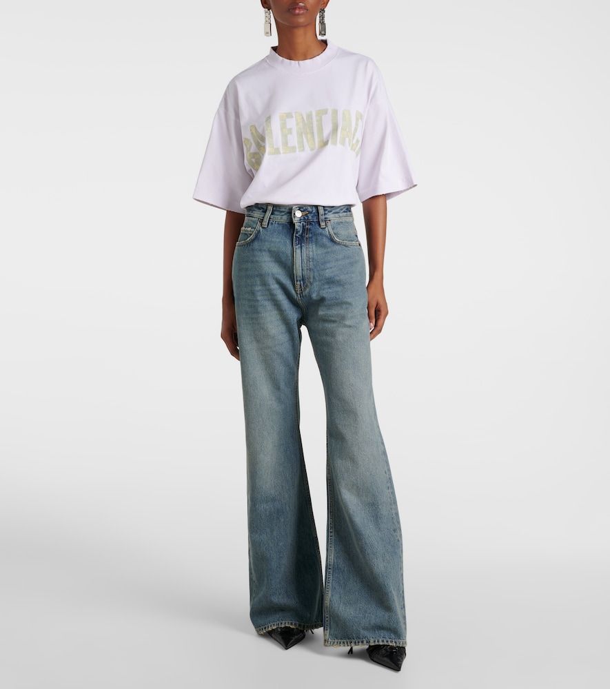 Balenciaga Mid-rise flared jeans - Balenciaga - Modalova