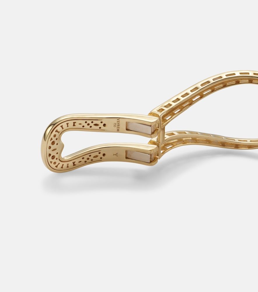 Bracciale Golden Strada in bianco e giallo 18kt con diamanti - Yeprem - Modalova
