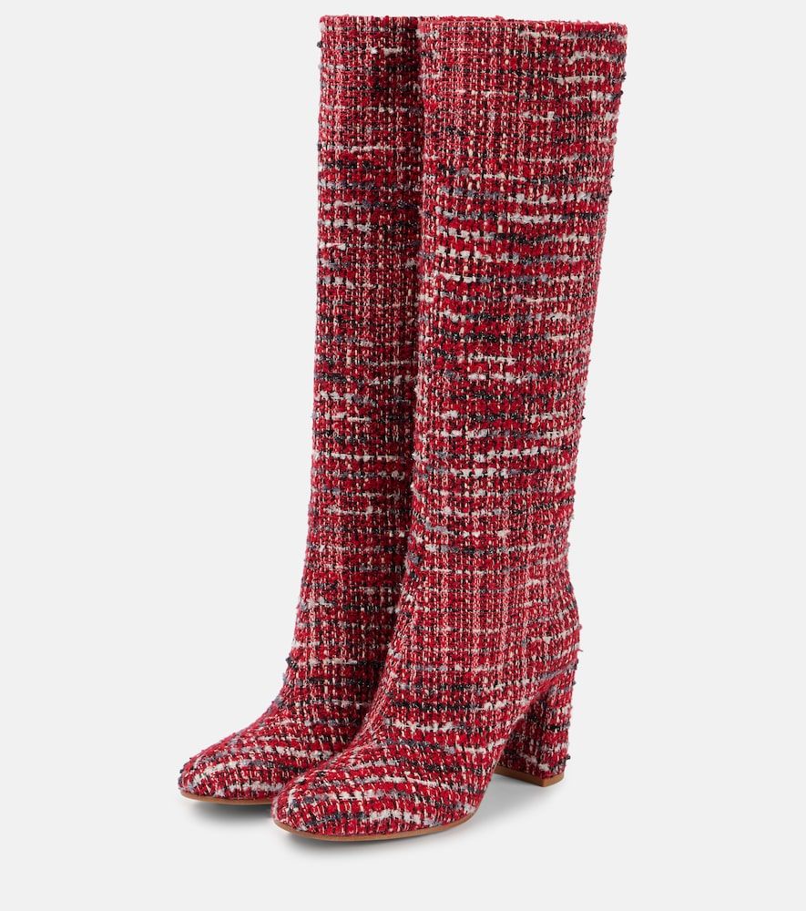 Boucle knee-high boots - Gianvito Rossi - Modalova