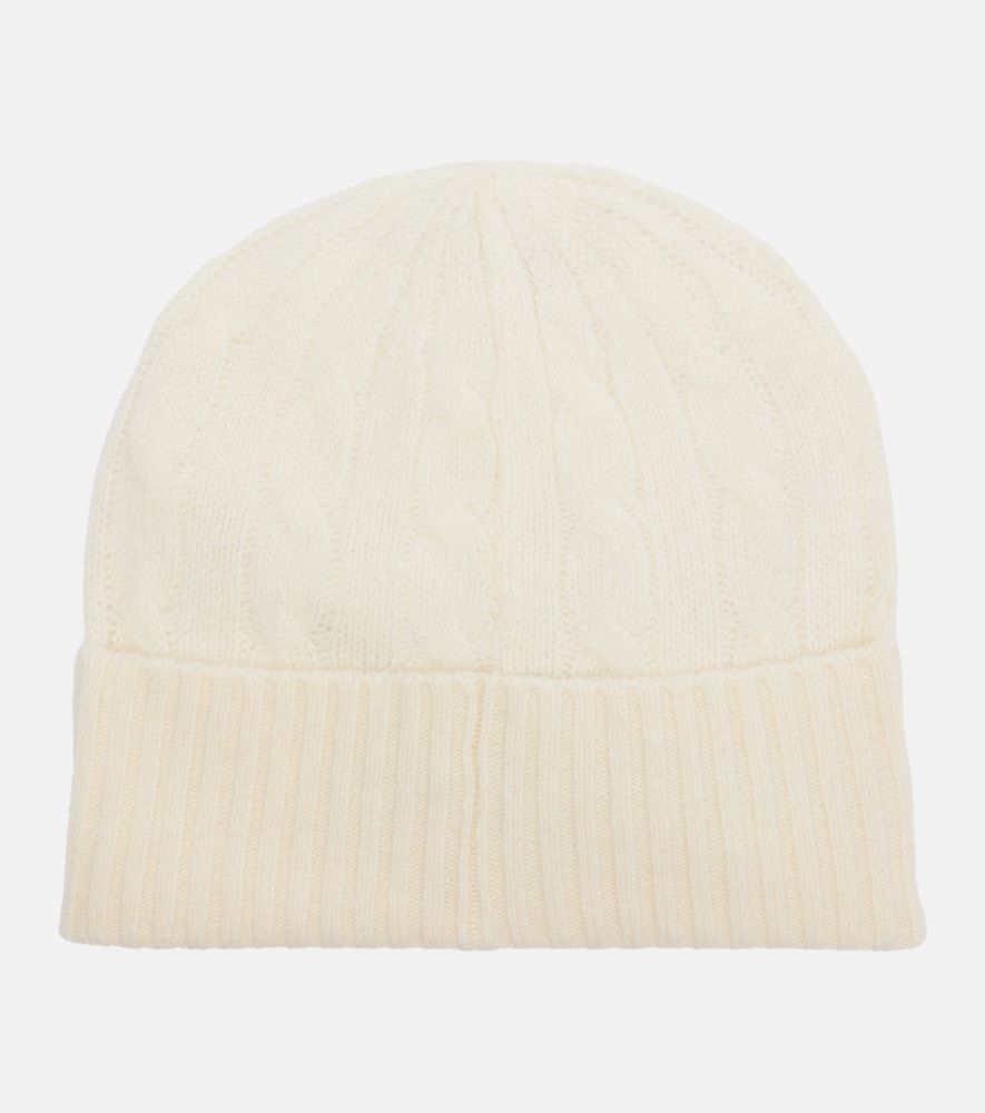Embroidered wool and cashmere beanie - Polo Ralph Lauren - Modalova