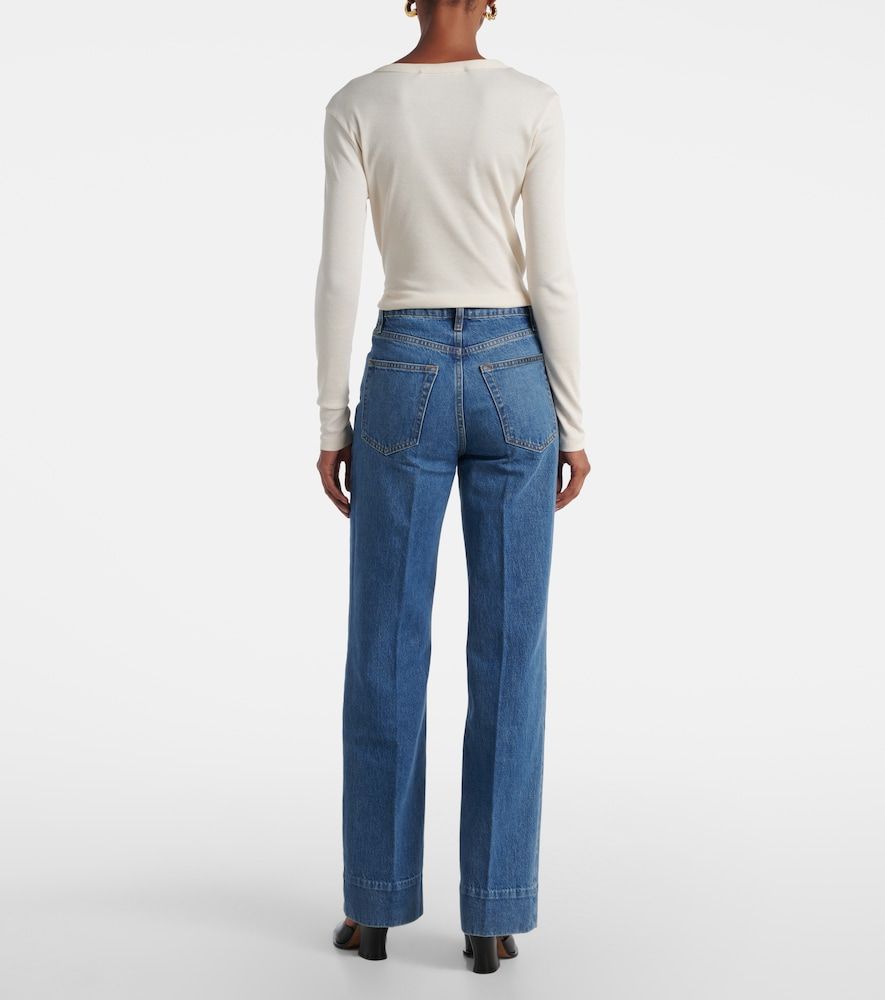 Mid-Rise Wide-Leg Jeans The Streamline - Frame - Modalova