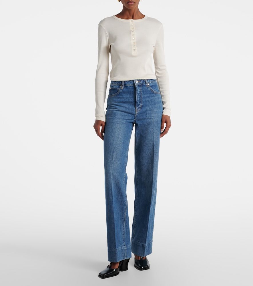 Mid-Rise Wide-Leg Jeans The Streamline - Frame - Modalova