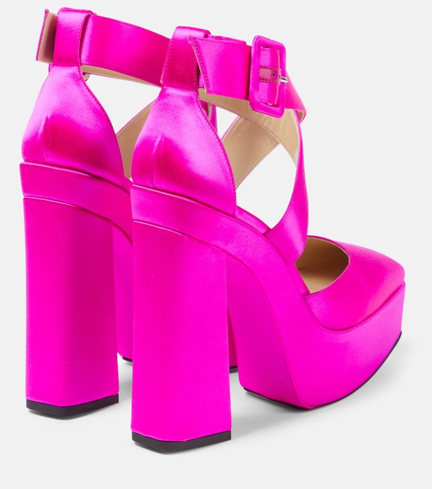 Plateau-Pumps Gaia aus Satin - Jimmy Choo - Modalova