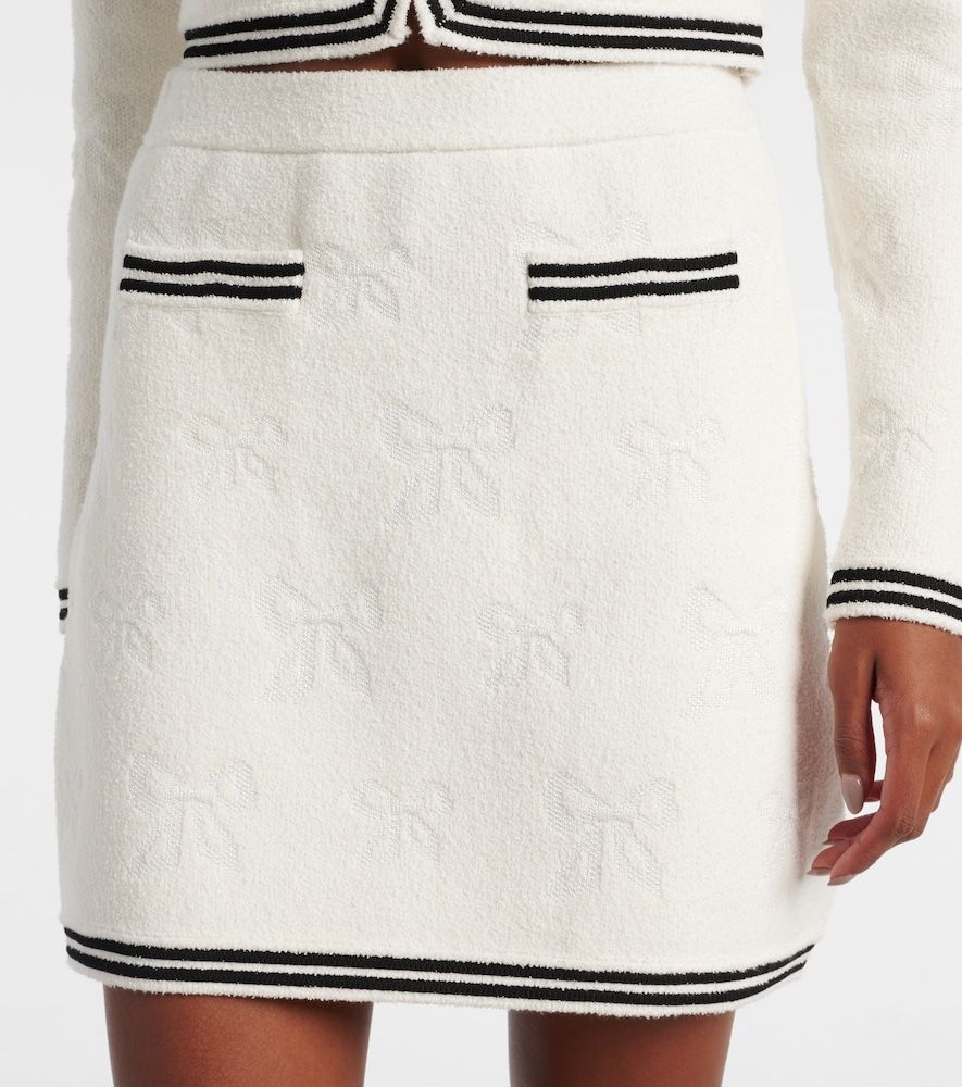 Minigonna in maglia jacquard - Self-Portrait - Modalova