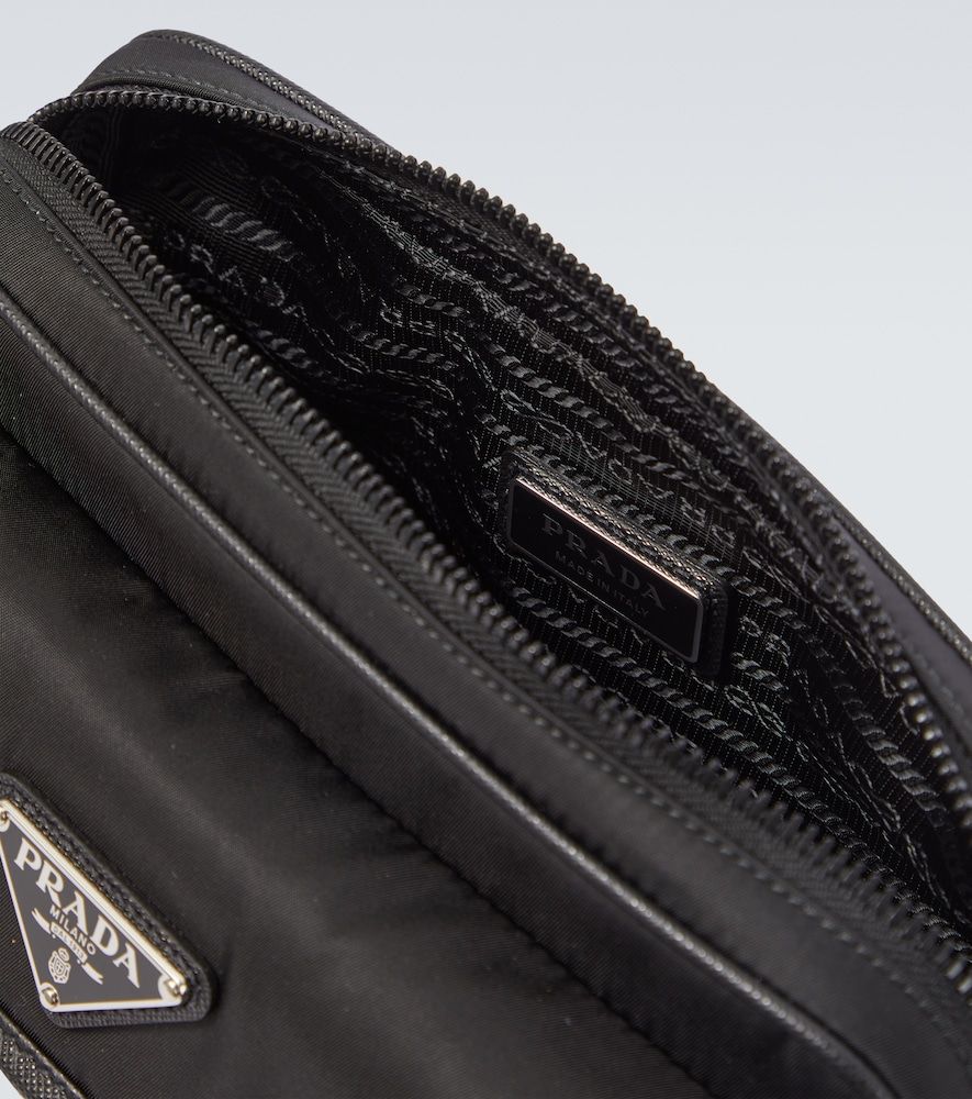 Bolso al hombro de Re-Nylon con piel - Prada - Modalova