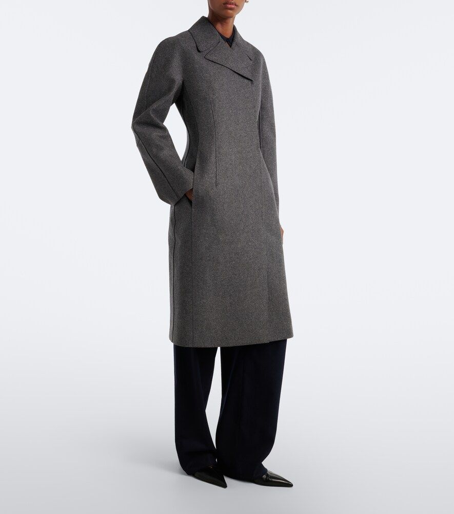 Cappotto doppiopetto in lana vergine - Jil Sander - Modalova