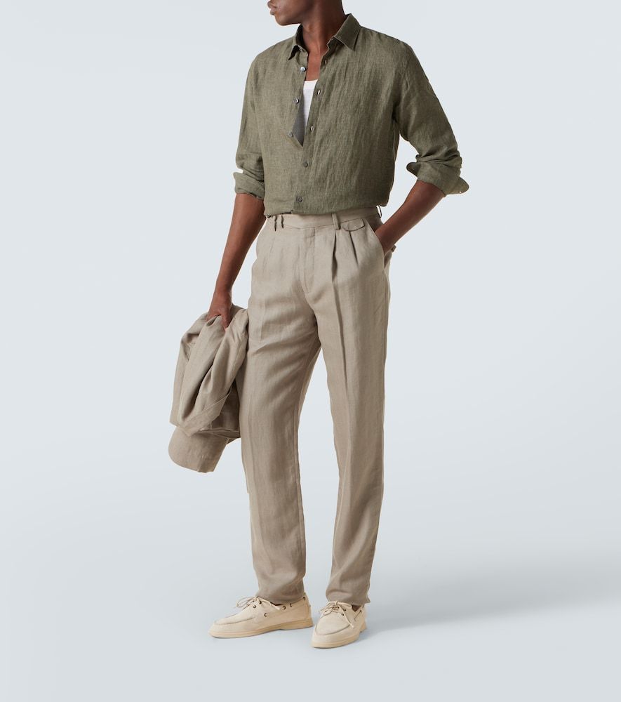 Sunspel Camicia in lino - Sunspel - Modalova