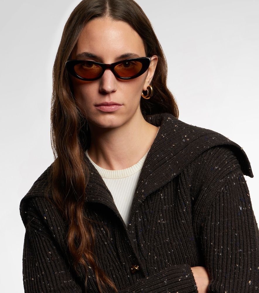 Snap cat-eye sunglasses - Bottega Veneta - Modalova