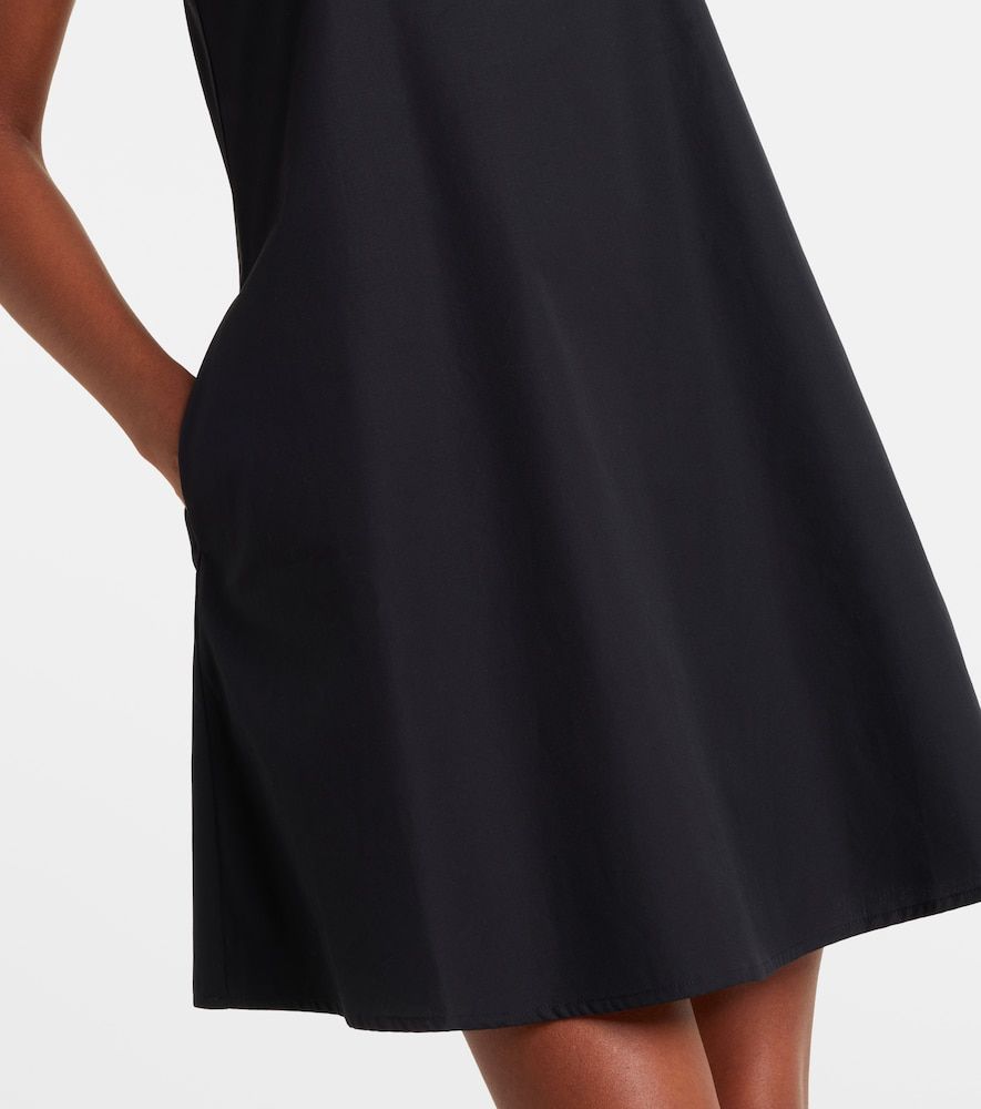 Vestido corto línea A de algodón - Asceno - Modalova