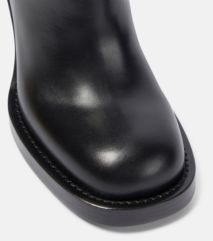 Ankle Boots Stirrup aus Leder - Burberry - Modalova
